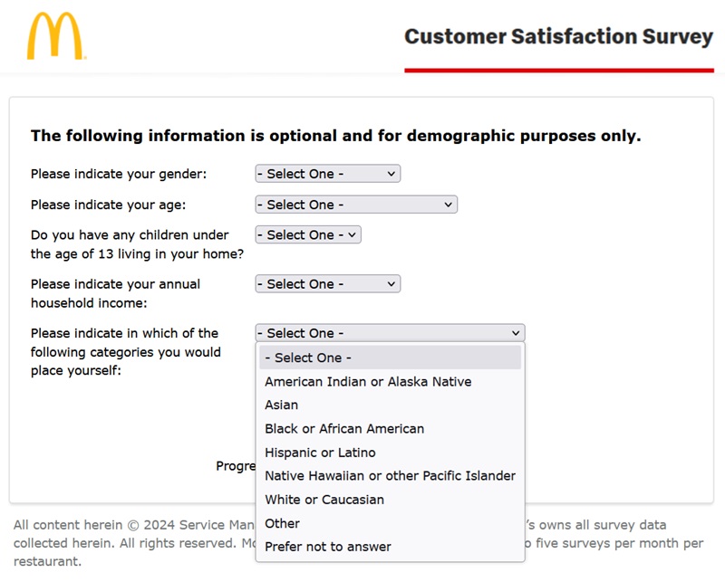 Mcdvoice com questions and answers